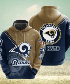 NFL Los Angeles Rams Big Seal Motifs Hoodies Print Full