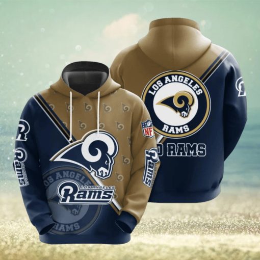 NFL Los Angeles Rams Big Seal Motifs Hoodies Print Full