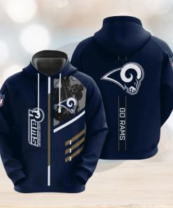 NFL Los Angeles Rams Dark Type Hoodies Print Full