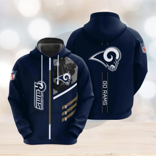 NFL Los Angeles Rams Dark Type Hoodies Print Full