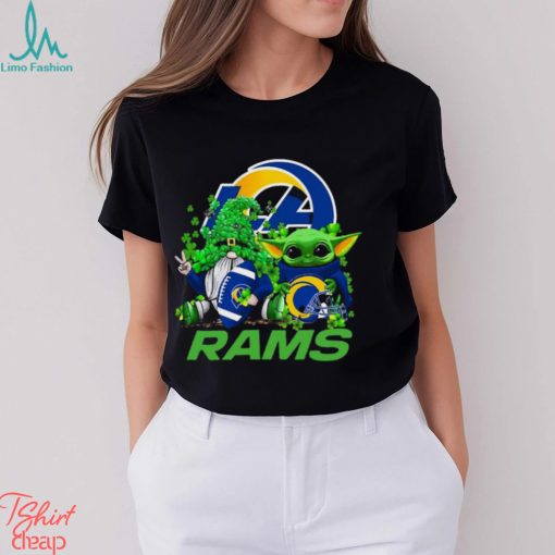 NFL Los Angeles Rams St Patrick’s Day T Shirt Special Gomes Baby Yoda St Patricks Day Shirt