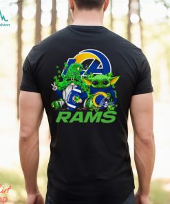 NFL Los Angeles Rams St Patrick’s Day T Shirt Special Gomes Baby Yoda St Patricks Day Shirt