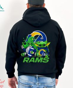 NFL Los Angeles Rams St Patrick’s Day T Shirt Special Gomes Baby Yoda St Patricks Day Shirt