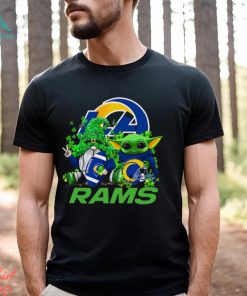 NFL Los Angeles Rams St Patrick’s Day T Shirt Special Gomes Baby Yoda St Patricks Day Shirt