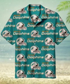 NFL Miami Dolphin Logo Hawaiian Shirt