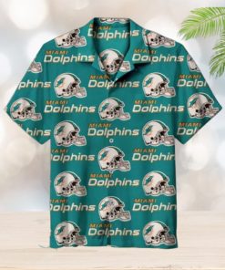 NFL Miami Dolphin Logo Hawaiian Shirt