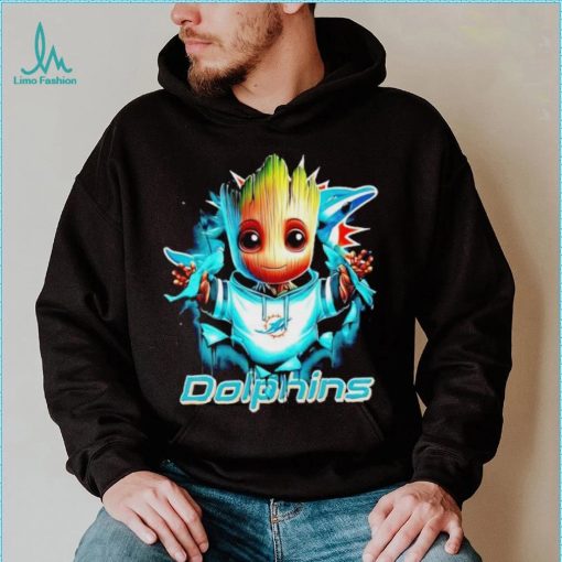 NFL Miami Dolphins Baby Groot shirt