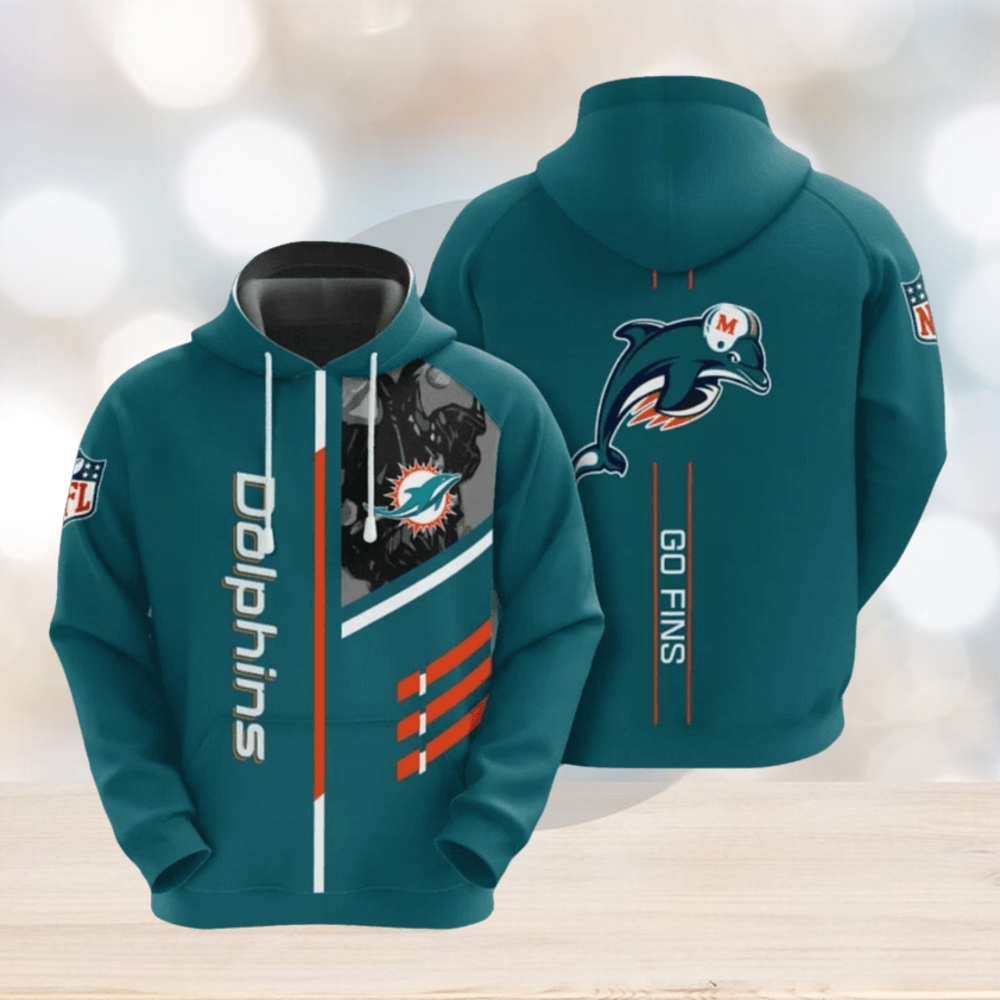 NFL Miami Dolphins Big Logo Backside Go Fins Hoodies Print Full NFL Miami Dolphins Big Logo Backside Go Fins Hoodies Print Full
