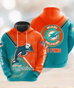 NFL Miami Dolphins Big Seal Motifs Hoodies Print Full