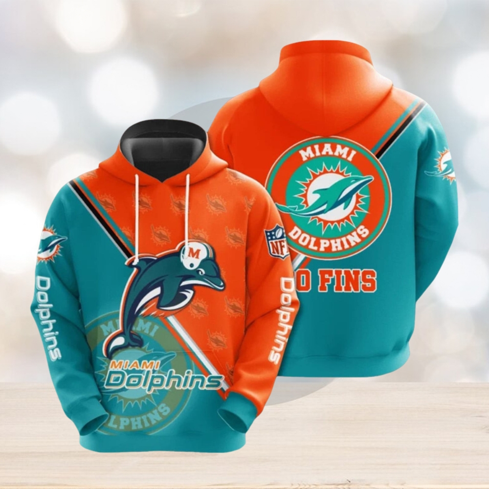 NFL Miami Dolphins Big Seal Motifs Hoodies Print Full NFL Miami Dolphins Big Seal Motifs Hoodies Print Full