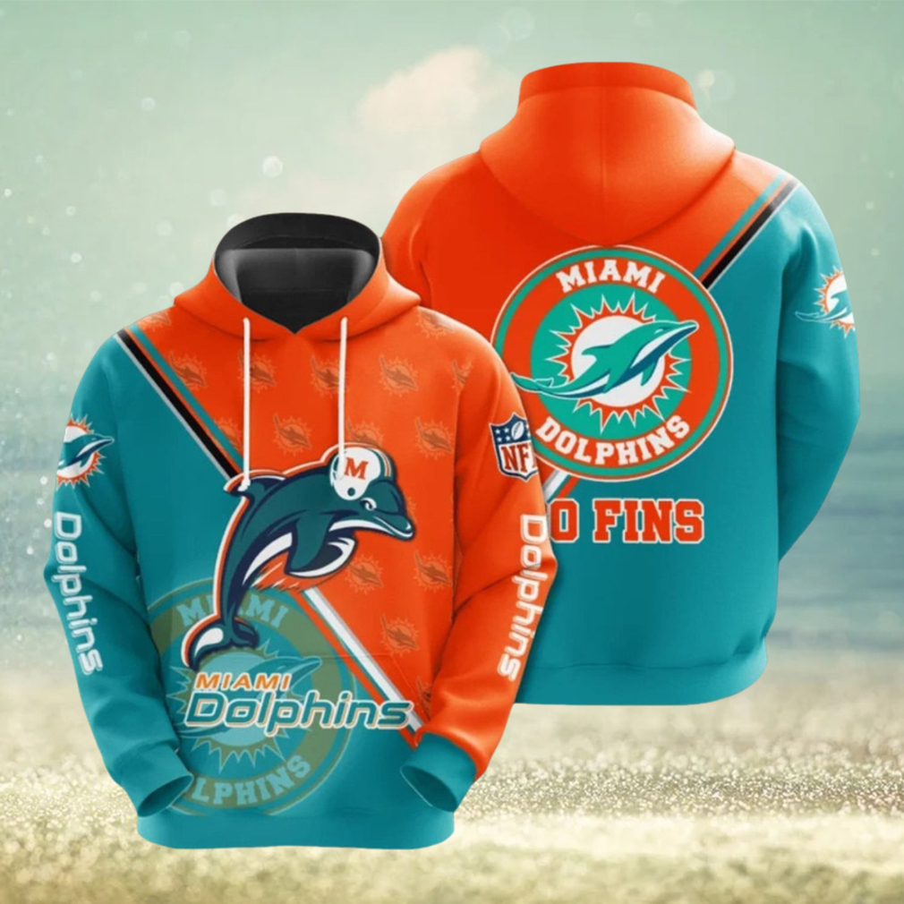 NFL Miami Dolphins Big Seal Motifs Hoodies Print Full NFL Miami Dolphins Big Seal Motifs Hoodies Print Full