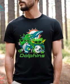 NFL Miami Dolphins St Patrick’s Day T Shirt Special Gomes Baby Yoda St Patricks Day Shirt