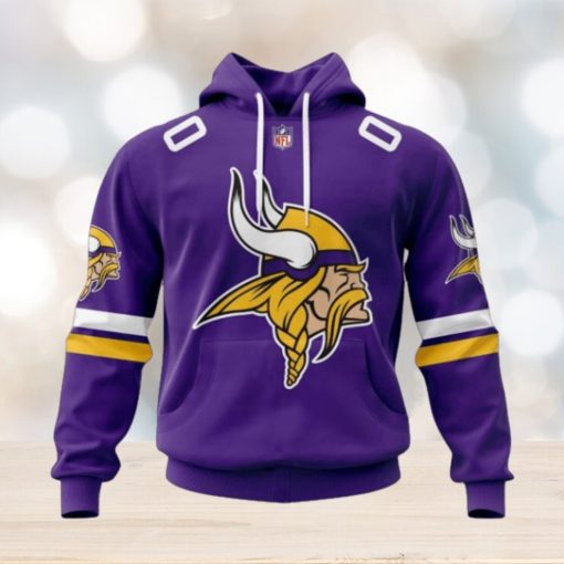 NFL Minnesota Vikings 2024 Personalized Name And Number Hoodie