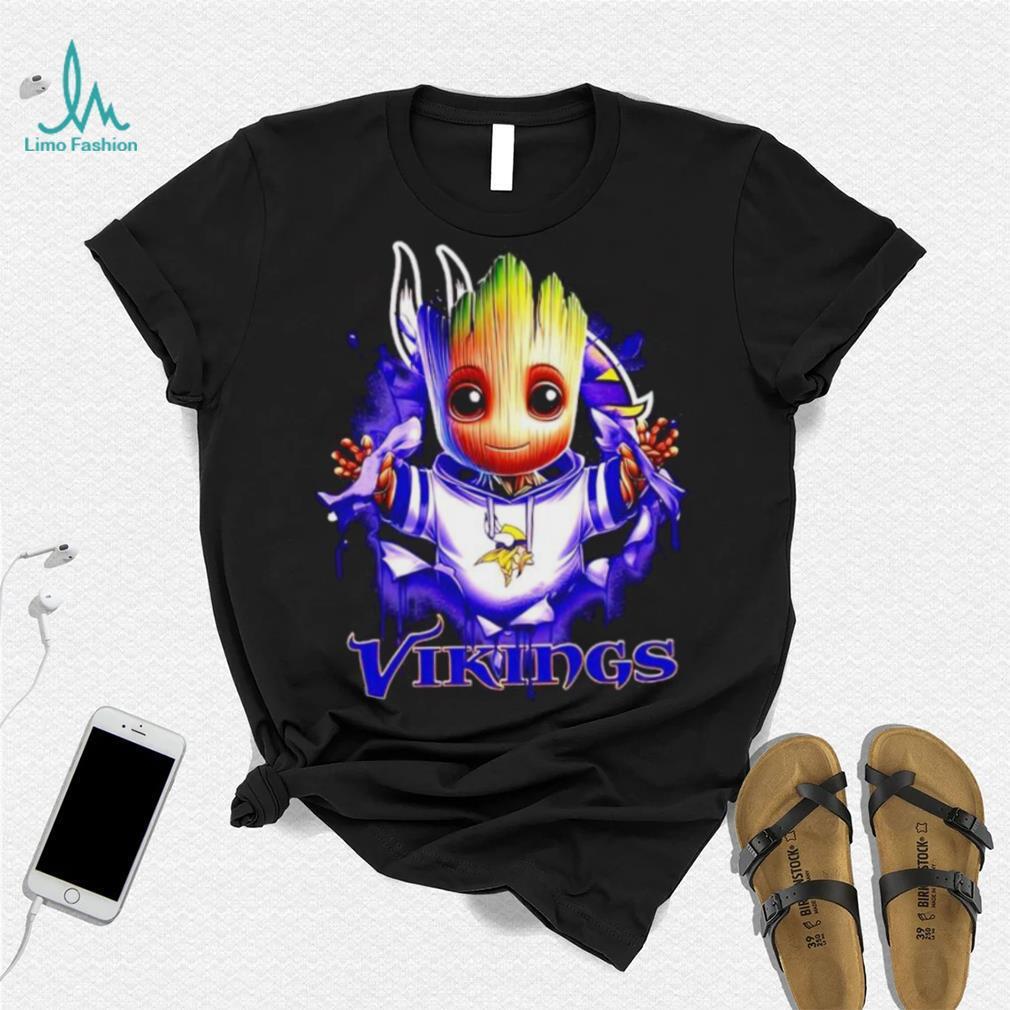 NFL Minnesota Vikings Baby Groot shirt NFL Minnesota Vikings Baby Groot shirt