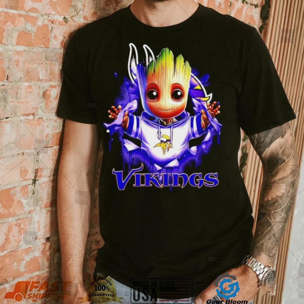 NFL Minnesota Vikings Baby Groot shirt NFL Minnesota Vikings Baby Groot shirt