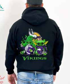 NFL Minnesota Vikings St Patrick’s Day T Shirt Special Gomes Baby Yoda St Patricks Day Shirt