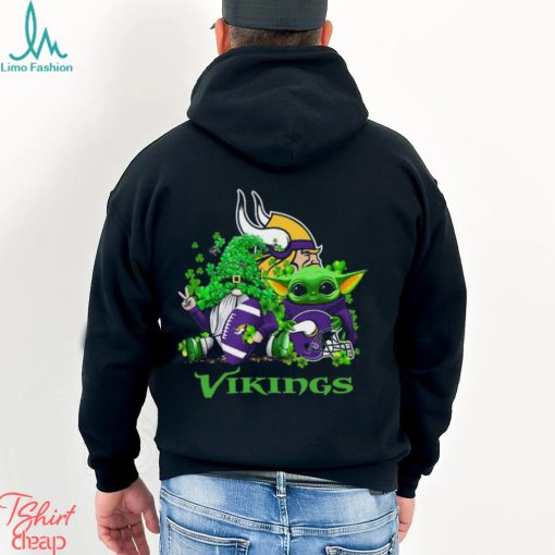 NFL Minnesota Vikings St Patrick’s Day T Shirt Special Gomes Baby Yoda St Patricks Day Shirt