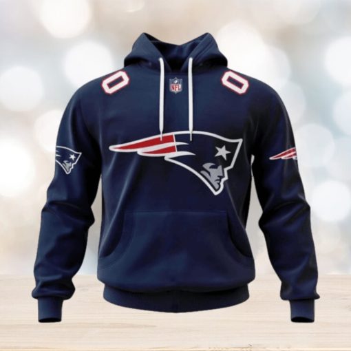 NFL New England Patriots 2024 Personalized Name And Number Hoodie