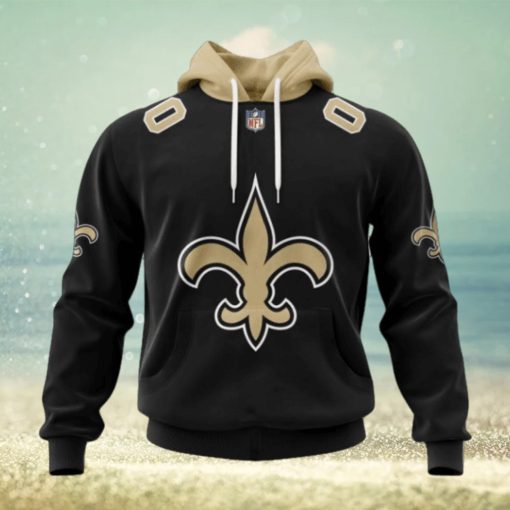 NFL New Orleans Saints 2024 Personalized Name And Number Hoodie