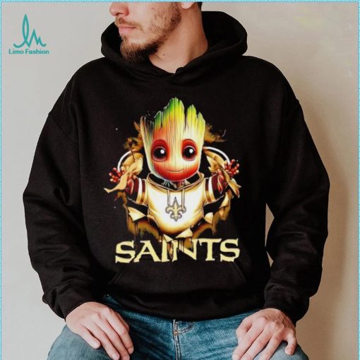 NFL New Orleans Saints Baby Groot shirt