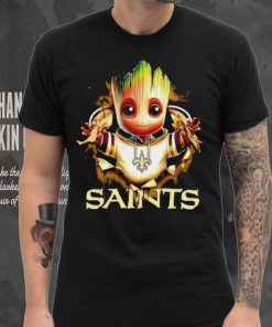 NFL New Orleans Saints Baby Groot shirt