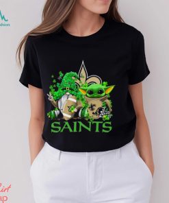NFL New Orleans Saints St Patrick’s Day T Shirt Special Gomes Baby Yoda St Patricks Day Shirt