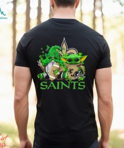 NFL New Orleans Saints St Patrick’s Day T Shirt Special Gomes Baby Yoda St Patricks Day Shirt
