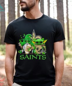 NFL New Orleans Saints St Patrick’s Day T Shirt Special Gomes Baby Yoda St Patricks Day Shirt
