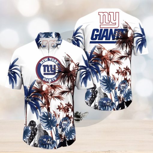 NFL New York Giants Hawaii Shirt Palm Tree Aloha Shirt For Fans