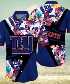 NFL New York Giants Hawaiian Shirt Flower Island Tropical Flower Style Shirt