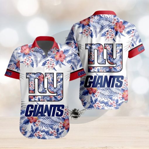 NFL New York Giants Hawaiian Shirt Special Floral Tropical Team Spirit