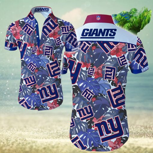 NFL New York Giants Hawaiian Shirt Summer Button Up