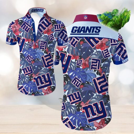 NFL New York Giants Hawaiian Shirt Summer Button Up