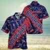 New York Giants Tropical Hibiscus Pattern Trending Summer Gift Hawaiian Shirt