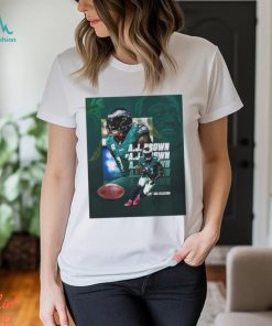 NFL Philadelphia Eagles AJ Brown football player pose repeat poster shirt
