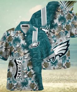 NFL Philadelphia Eagles Green Grey Trendy Hawaiian Shirt Aloha Shirt