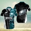 Philadelphia Eagles Hawaiian Shirt Eagles Tropical Forest Hawaiian Shirt