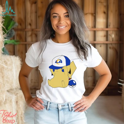NFL Pikachu Los Angeles Rams shirt