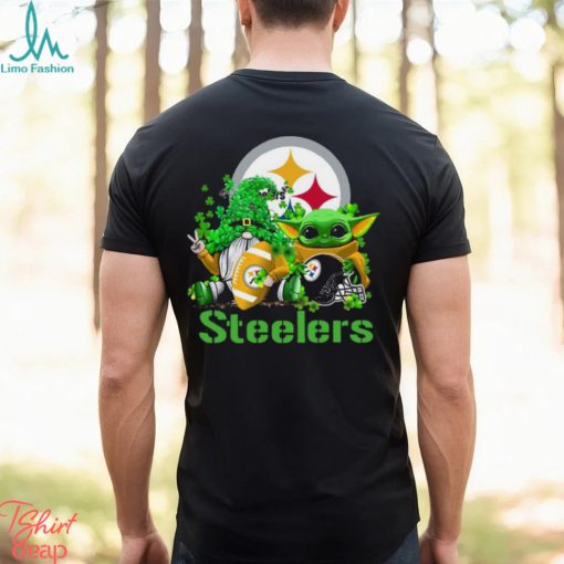 NFL Pittsburgh Steelers St Patrick’s Day T Shirt Special Gomes Baby Yoda St Patricks Day Shirt