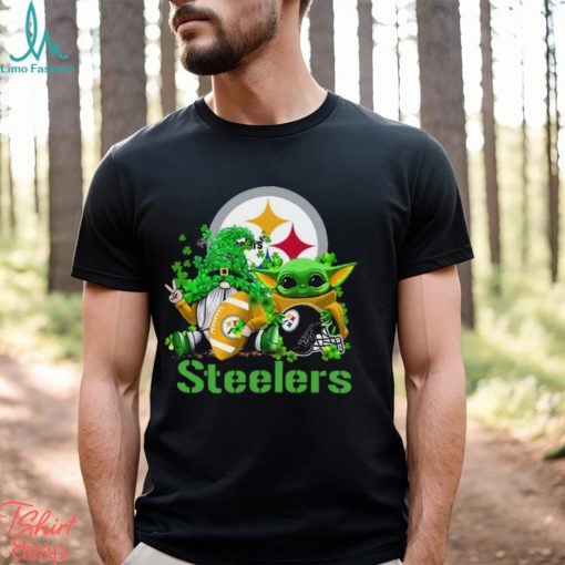 NFL Pittsburgh Steelers St Patrick’s Day T Shirt Special Gomes Baby Yoda St Patricks Day Shirt