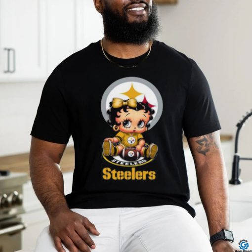 NFL Pittsburgh Steelers T Shirt Betty Boop Football Tshirt