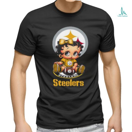 NFL Pittsburgh Steelers T Shirt Betty Boop Football Tshirt