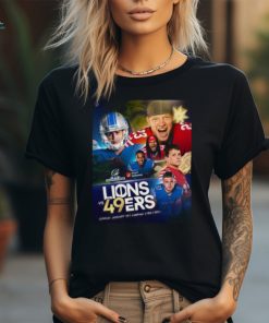 NFL Playoffs NFC Championship 2024 Detroit Lions Vs San Francisco 49ers Matchup January 28th Unisex T Shirt