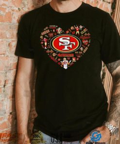 NFL San Francisco 49ers Heart I Love San Francisco 49ers Football shirt, hoodie, sweater, long sleeve and tank top NFL San Francisco 49ers Heart I Love San Francisco 49ers Football shirt