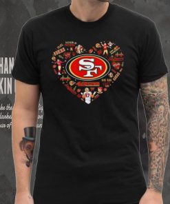 NFL San Francisco 49ers Heart I Love San Francisco 49ers Football shirt, hoodie, sweater, long sleeve and tank top NFL San Francisco 49ers Heart I Love San Francisco 49ers Football shirt