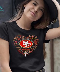 NFL San Francisco 49ers Heart I Love San Francisco 49ers Football shirt, hoodie, sweater, long sleeve and tank top NFL San Francisco 49ers Heart I Love San Francisco 49ers Football shirt