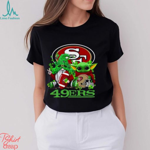 NFL San Francisco 49ers St Patrick’s Day T Shirt Special Gomes Baby Yoda St Patricks Day Shirt
