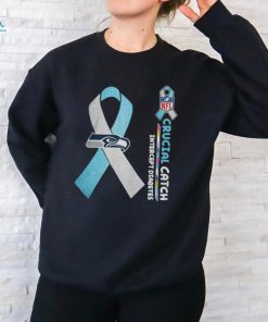NFL Seattle Seahawks Crucial Catch Intercept Diabetes 2024 Shirt