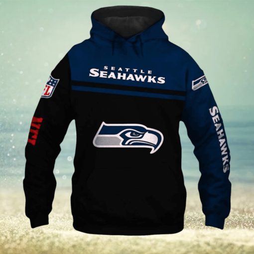 NFL Seattle Seahawks Death Big Logo Hoodies Print Full
