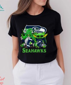 NFL Seattle Seahawks St Patrick’s Day T Shirt Special Gomes Baby Yoda St Patricks Day Shirt